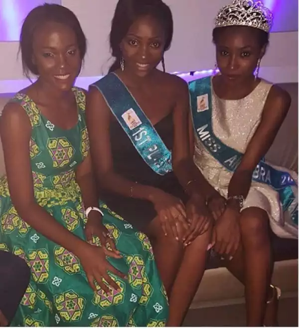 Former Miss Anambra Chidinma Okeke spotted last night at Miss Nigeria event (Photo)